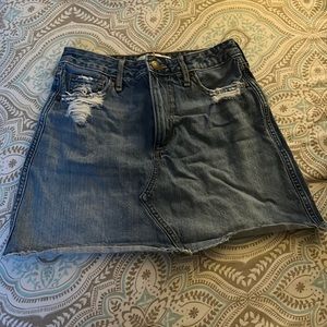 abercrombie and fitch jean skirt!